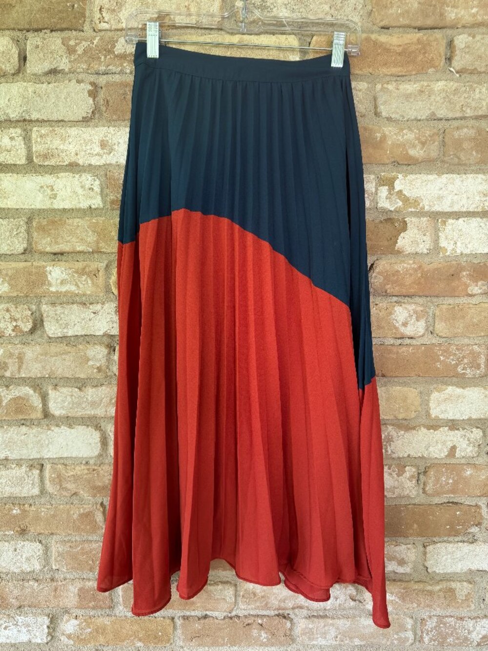 Boohoo Pleated Office Skirt